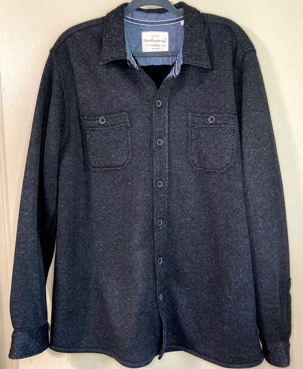 black fleece button up