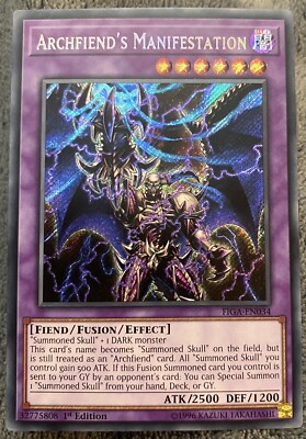 Yu-Gi-Oh! Evil Eye Awakening Secret Rare - 1st Edition - INCH-EN034 - Infinity Chasers Booster Pack Card