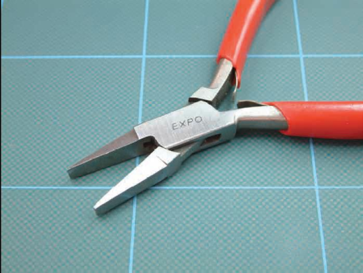Expo 75561 Flat Nose Plier with Plain Jaws