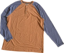 Solaris Outdoors Men's Big & Tall Long Sleeve Shirt Henley Shirt