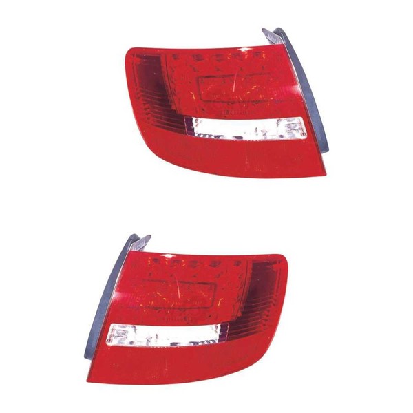 RüCkleuchten Heckleuchten Set Links & Rechts Rot FüR Audi A6 Allroad 4FH C6 4F5-image