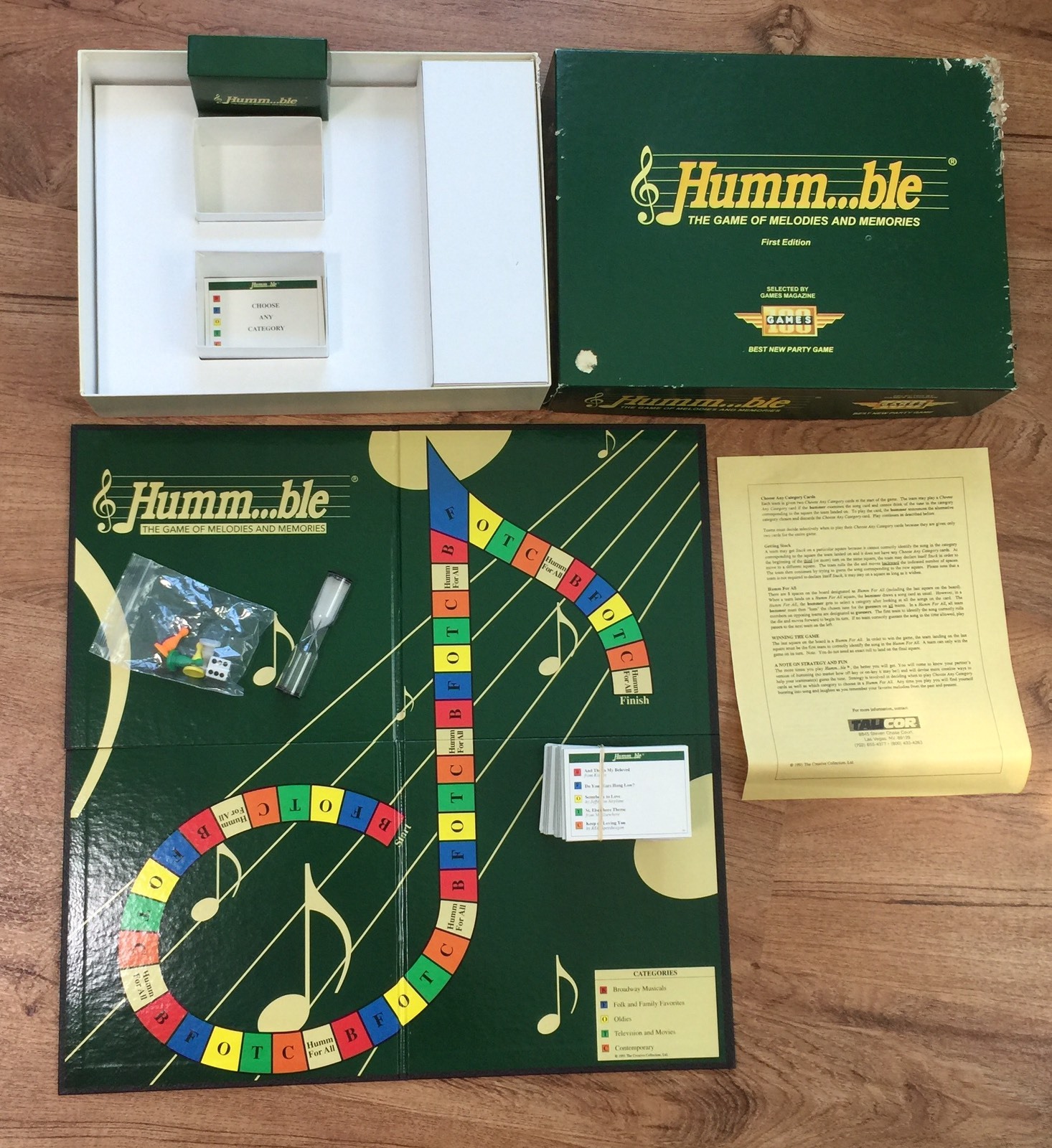Vtg 90s Humm...ble The Game Of Melodies And Memories First Edition By ...