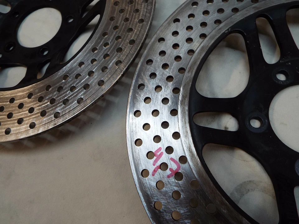 Discos de freno perforados Honda CB750KZ CB900C CBX1000 CB1 CB750F CB900F 276mm discos Foto 2 de 4