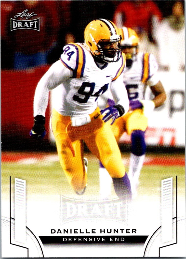 2015 Leaf Draft Danielle Hunter LSU Tigers #15