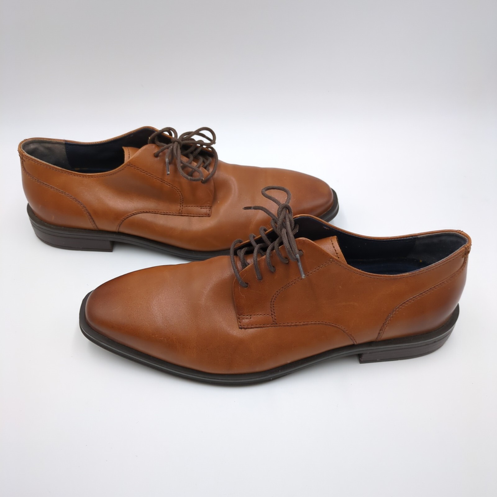 SAOLA Scarpe Cole Haan DAWES marroni punta piatta stringate Oxford taglia 10 M