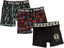 Spider-Man Boy's Athletic Boxer Briefs Underoos X-SMALL 4 Mesh Fabric 3 Pack