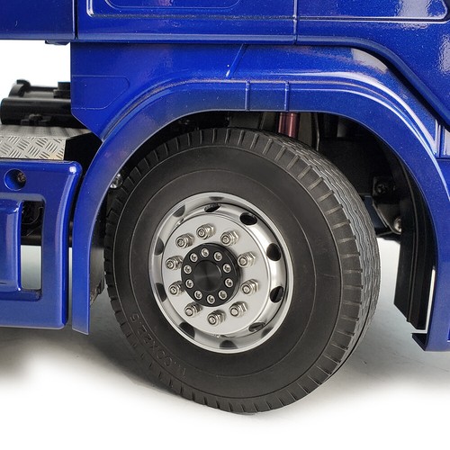 CNC Vorderrad Felgen Upgrade für Tamiya 1/14 RC Trailer Tractor Truck RC Car - Bild 11 von 15