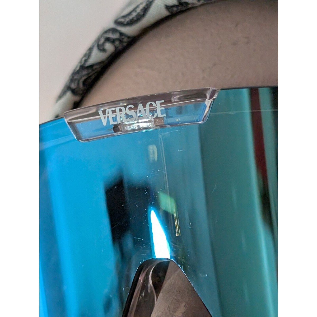 VERSACE medusa horizon maxi sunglasses, transparent (blue) VERSACE | 4425U 536887 | MAXI MEDUSA BIGGIE SUNGLASSES  main image 3