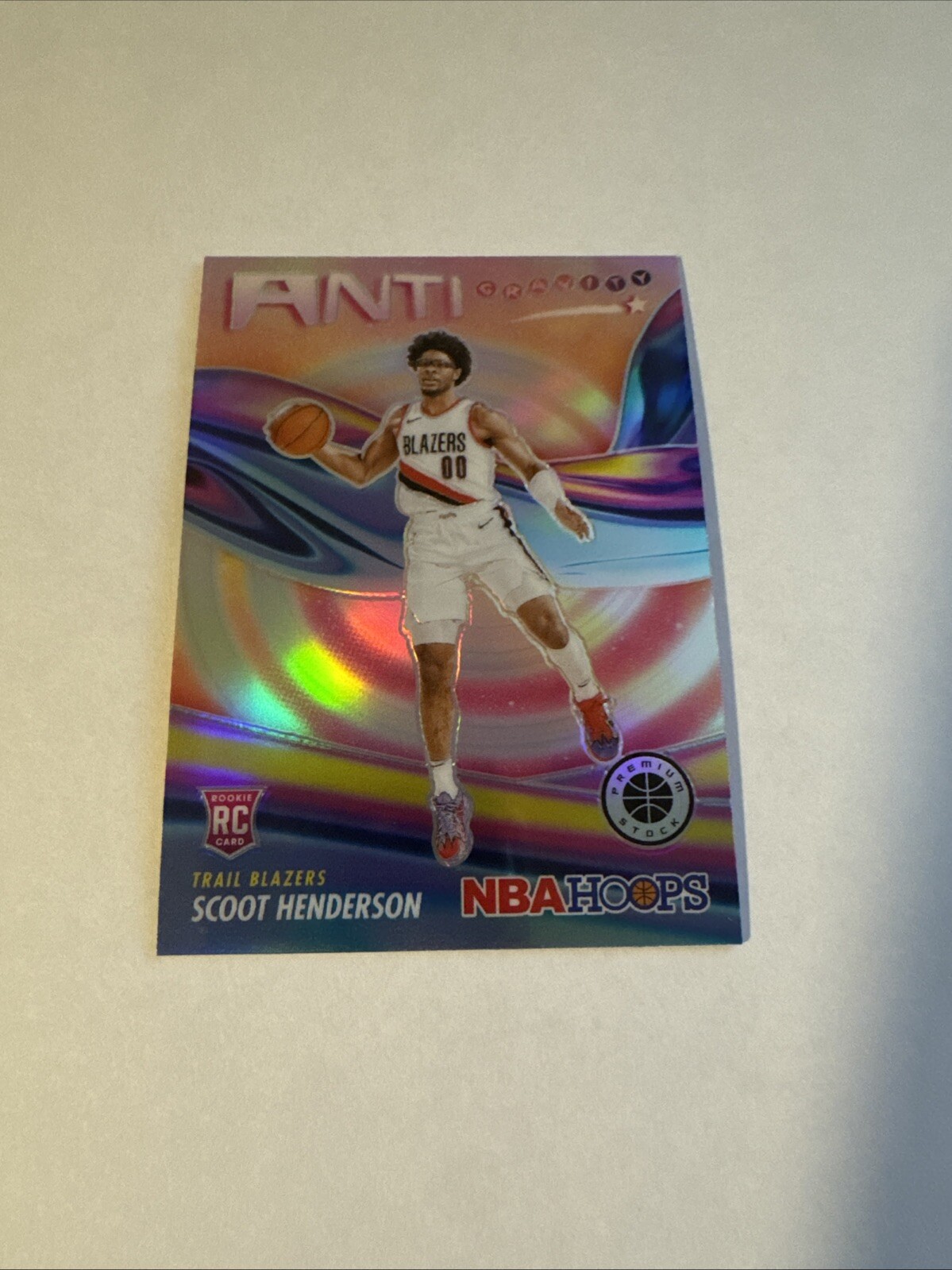 2023-24 Panini Hoops Premium Scoot Henderson Rookie Anti Gravity Silver Prizm
