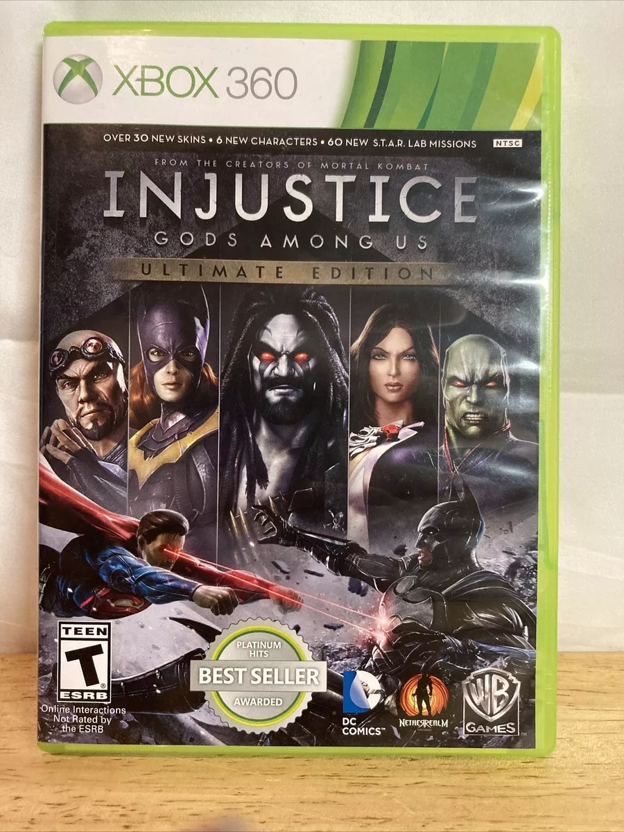 Xbox 360 Injustice Gods Among Us Ultimate Edition Video Game 