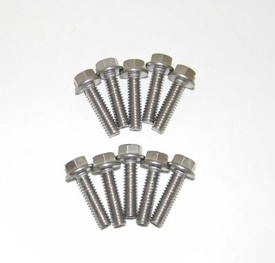 SB Dodge Mopar Stainless Steel Flange Bolts for Cast Valve Covers NEW