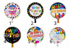 Foil BALLOON 45cm Round Happy Birthday #3 Balloon Birthday Party Decoration