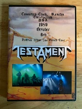 Testament - Live at the Country Club 1989 DVD Chuck Billy Eric Peterson