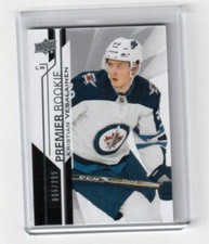2018-19 Upper Deck Premier Rookie Card # 63 Kristian Vesalianen Winnipeg Jets 