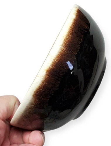 Pfaltzgraff - Gourmet Brown - Pair of Coupe Cereal Bowls - Brown Drip - B - Picture 8 of 11