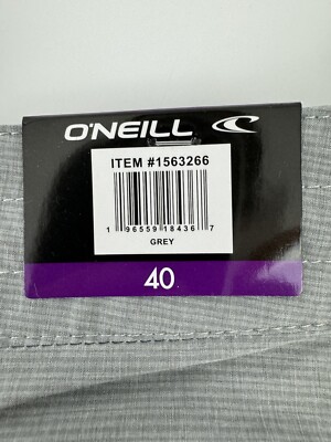 NEW O'Neill Hybrid Quick Drying Drawstring Crossover Shorts Sz 40
