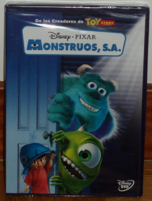 Monsters, Inc. Disney Pixar DVD New Sealed Animation