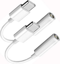 USB C to 3.5mm Female Headphone Jack Adapter, USB C to Aux Audio Dongle Cable
