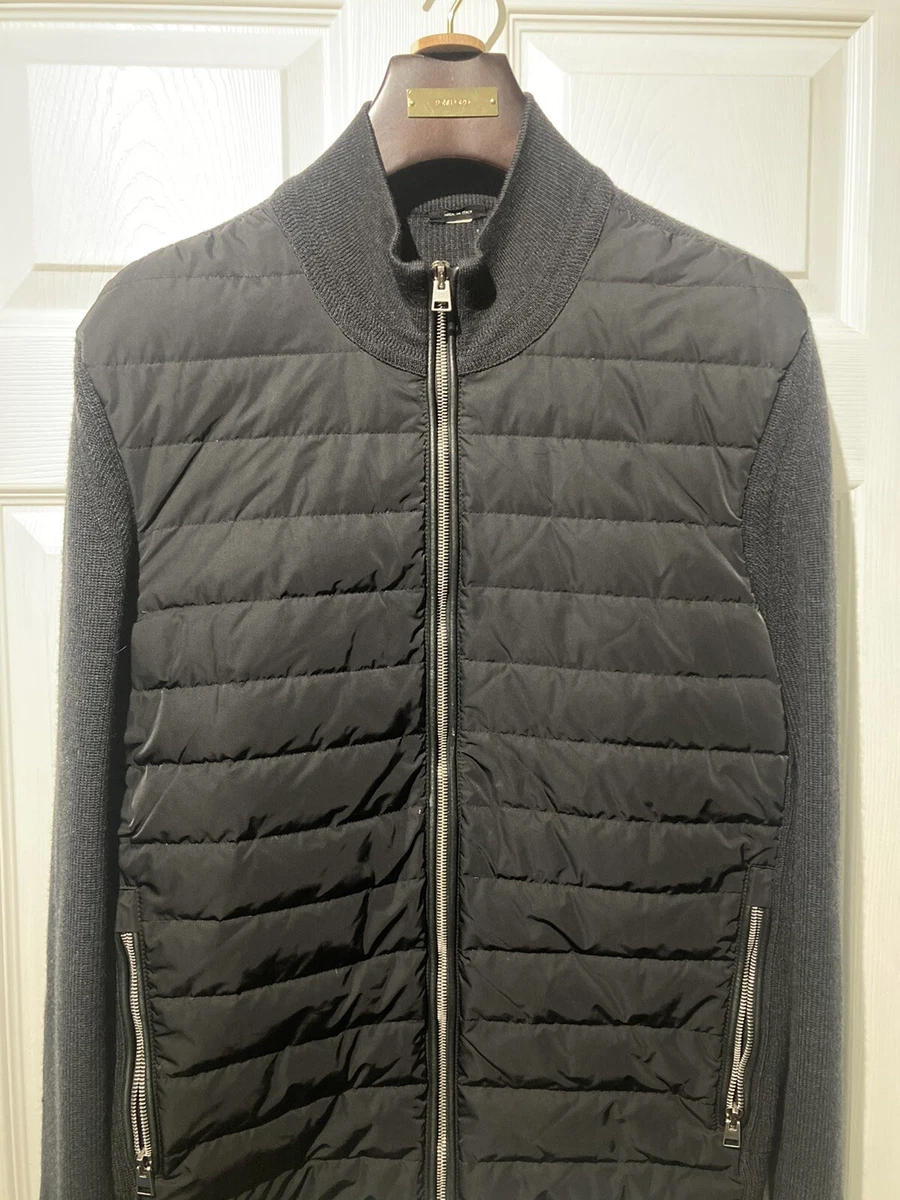 RARE TOM FORD James Bond Spectre Solden Jacket Quilted Shell Down Bomber Black