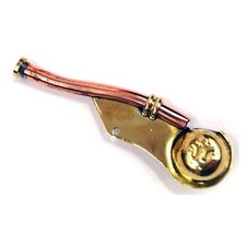 Solid Brass/Copper Boatswain (Bosun) Whistle 4" Inches Nautical Accessories