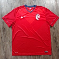 Lille LOSC 2014 - 2015 home football Soccer jersey camiseta Nike sz XL red