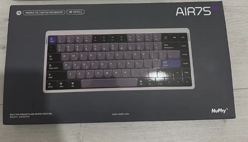 nuphy Air75 HE Rapid Trigger Gaming Keyboard, Hall Effect Keyboard w/ Jade Pros