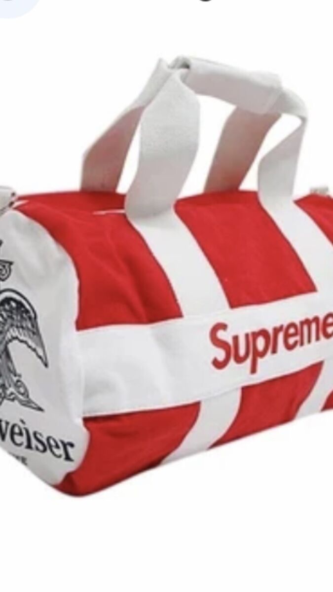 Supreme X Budweiser Canvas duffle bag - Spring/Summer 2009 Supreme X Budweiser Canvas duffle bag - Spring/Summer 2009