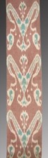 11 Yard HAND MADE UZBEK Natural SILK IKAT ADRAS FABRIC 6335