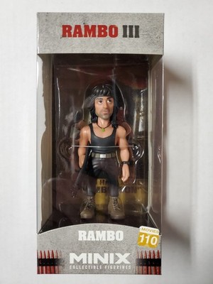 Rambo with Shirt Rambo III MINIX Collectible Figurines Movies 110 NEW