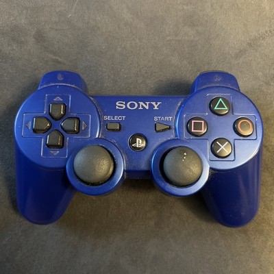 Sony PS3 DualShock 3 Wireless Controller   Blue OEM Original tested & connects