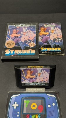Strider (Sega Genesis, 1990)  CIB COMPLETE IN BOX