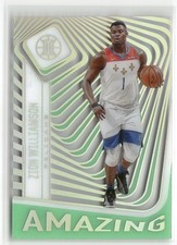 2020-21 Panini Illusions #16 Zion Williamson Amazing Emerald ☘️186