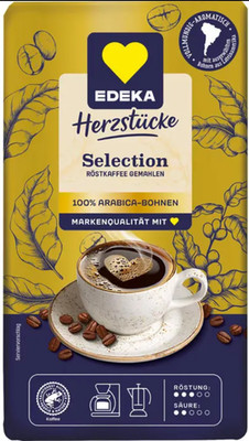 Edeka Kaffee Herzstücke Selection   500 g , 100% Arabica 