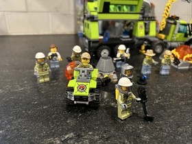 LEGO City: Volcano Exploration Base (60124) And (60120) Used & Complete W/manual