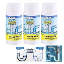 1/2/3 PCS Options Cleaner Unclogs Sink and Drain Wild Tornado