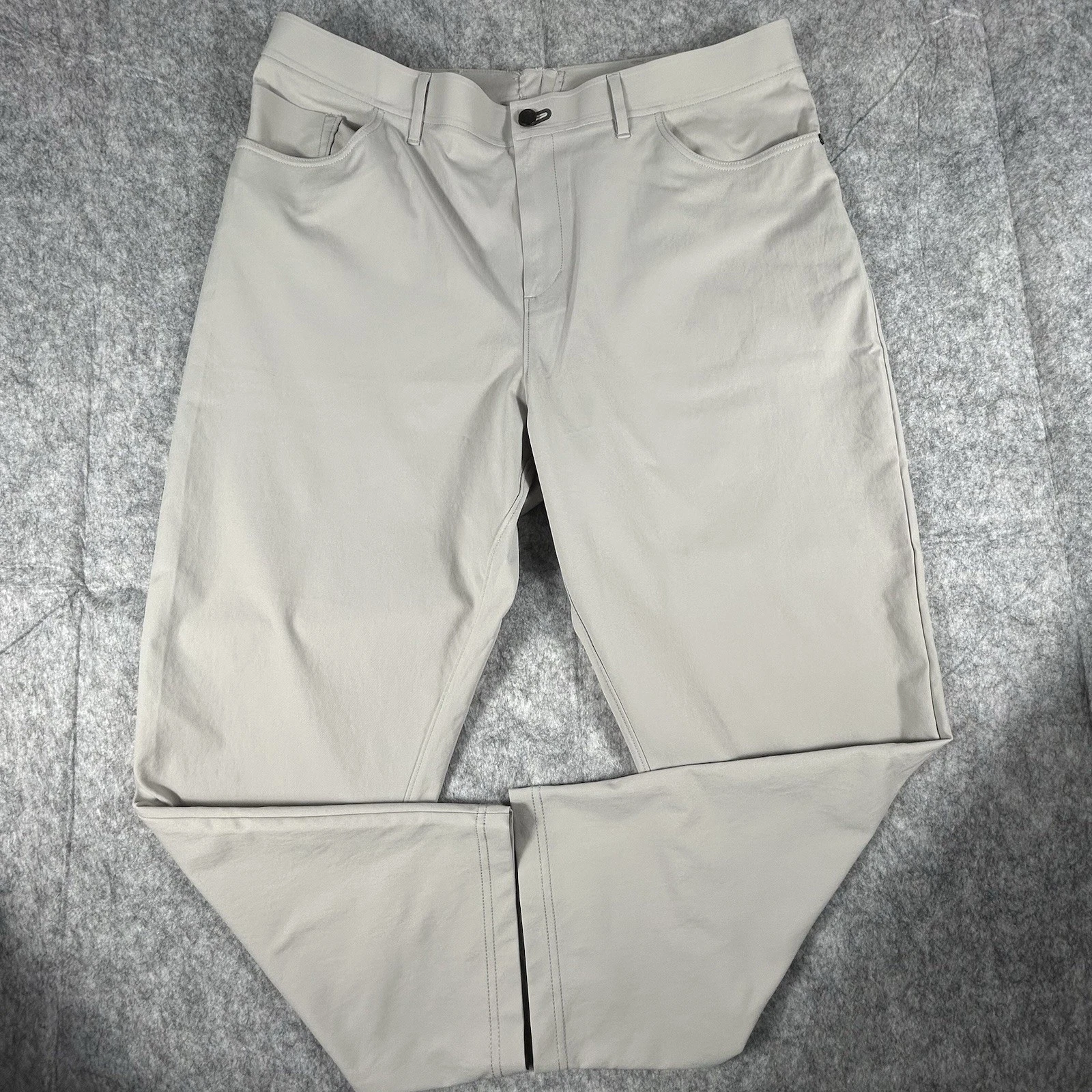 Public Rec Pants Mens 38x26 Gray Dealmaker 5-Pocket Performance Casual Work
