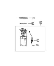 Genuine Mopar Fuel Pump/Level Unit Module Kit 68666052AA
