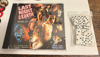 Last Night on Earth Game Part, Dice set & Soundtrack only, Replacement free ship