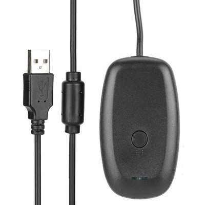 Wireless USB Gaming Receiver Adapter for Xbox 360 Controller, Compatible with...