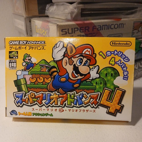 Game Boy Advance Super Mario Advance 4 CIB Japan GBA Game US Seller