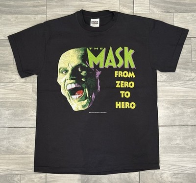 THE MASK vintage 1994 MOVIE shirt FROM ZERO TO HERO comedy JIM CARREY