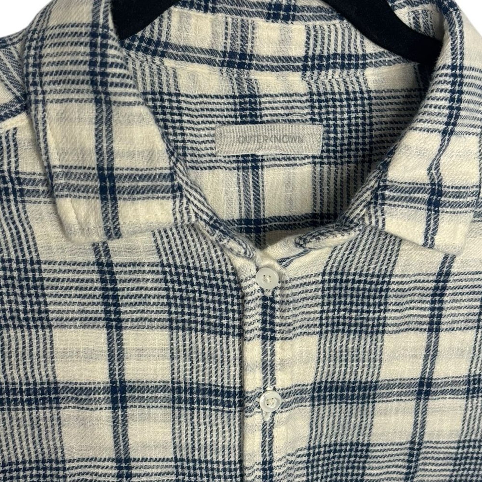 Outerknown Costa Button Down Gauzy Double Weave S… - image 2