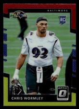 2017 Donruss Optic #143 Chris Wormley Rookie Ravens Red Yellow