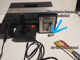 Atari 7800 Pro System w Game Cartridge Tested *Read Description*