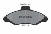 Textar Textar BremsbelÄGe Vorne Ford Escort Stufenheck Kombi V-VII + Ford Orion