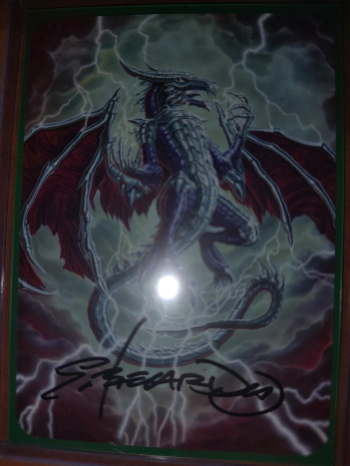 Sorcery: Contested Realm - Dragonlord - Adtonitum Unique Foil SIGNED