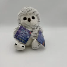 Russ Berrie Shining Stars Snowy Owl With Sealed Code Tag. 8” Sitting