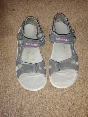 Merrell Cedrus Convertible Hiking Sport Sandals Black Rose Red Womens Size 8
