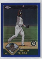 2003 Topps Chrome Refractor 385/699 Miguel Tejada #112 n1u