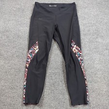 Under Armour Leggings Women Medium Black Compression HeatGear Ankle Length
